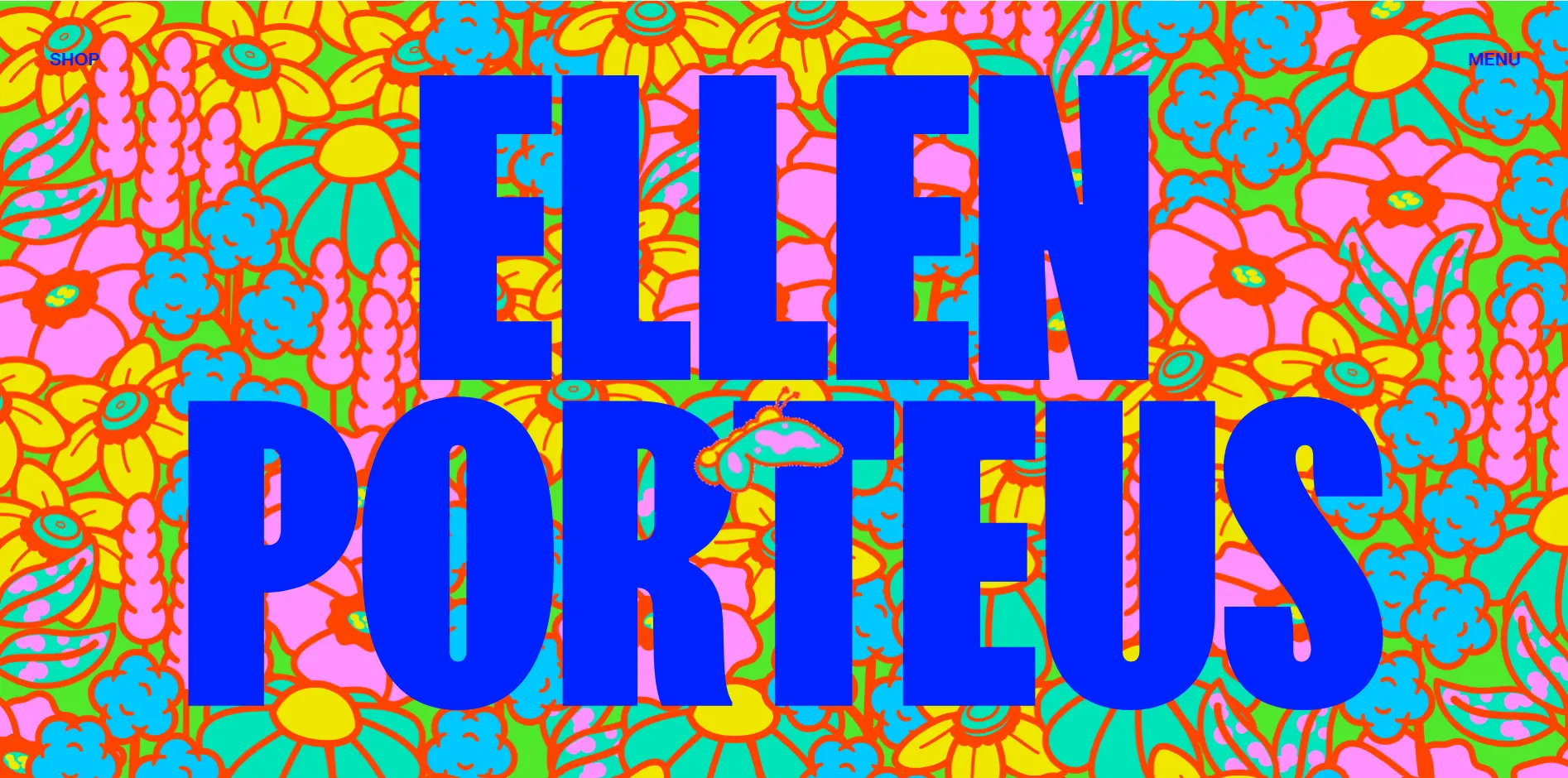 dantiv showing ellen porteus website as maximalist example