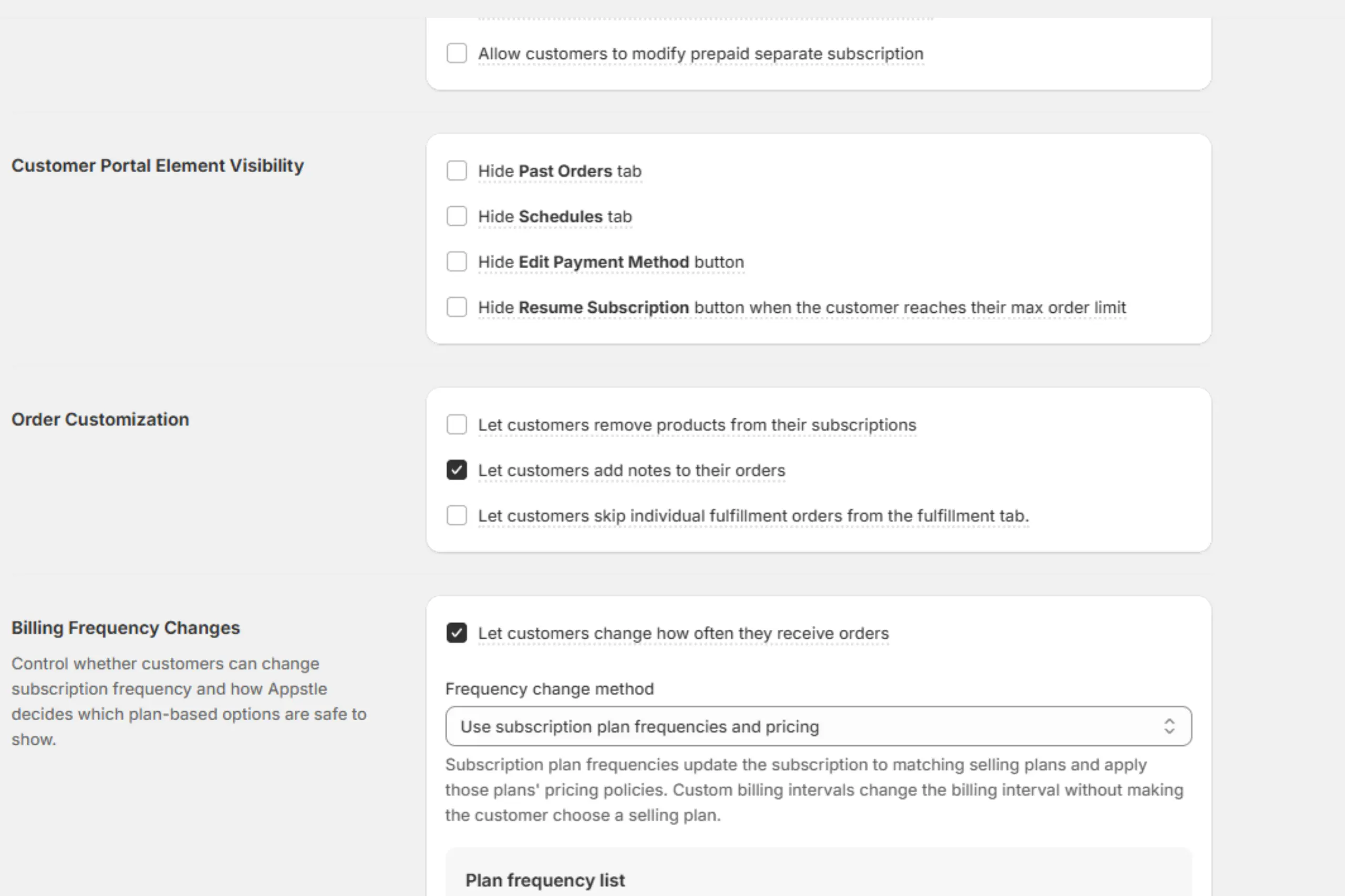 How to add notes & remove products using appstle in shopify