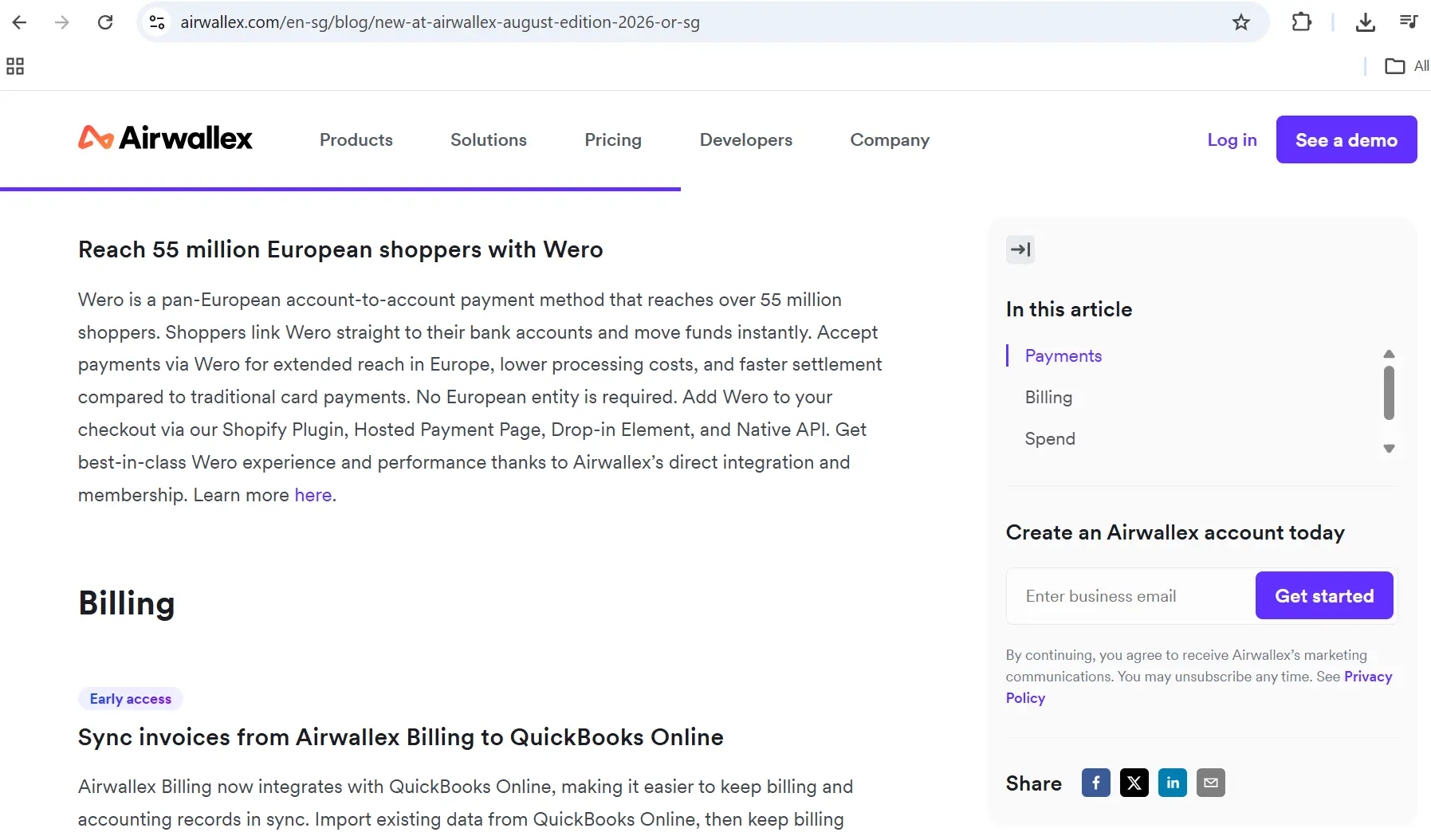 A good example which others can follow for blog content layout