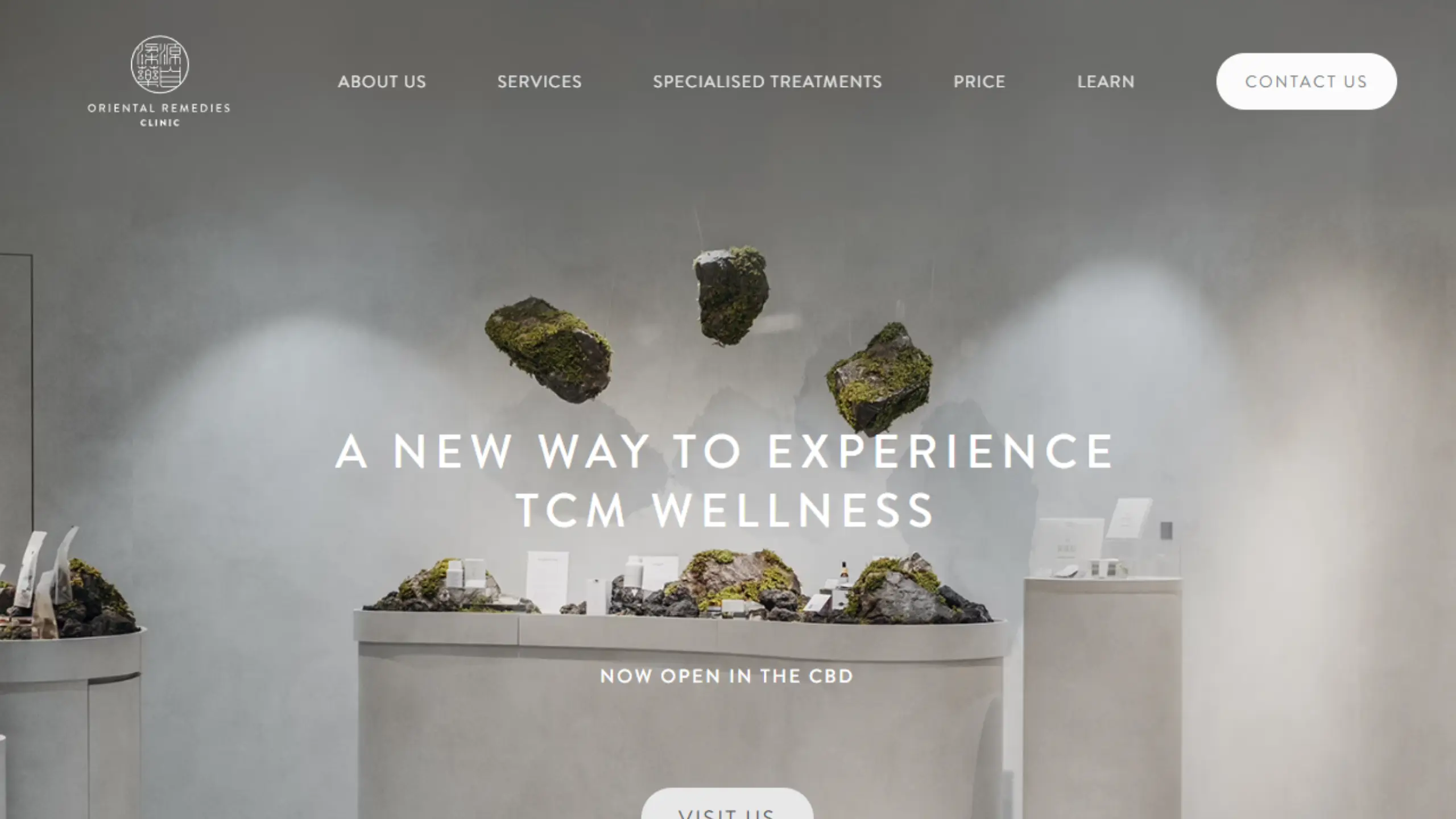TCM web design ideas