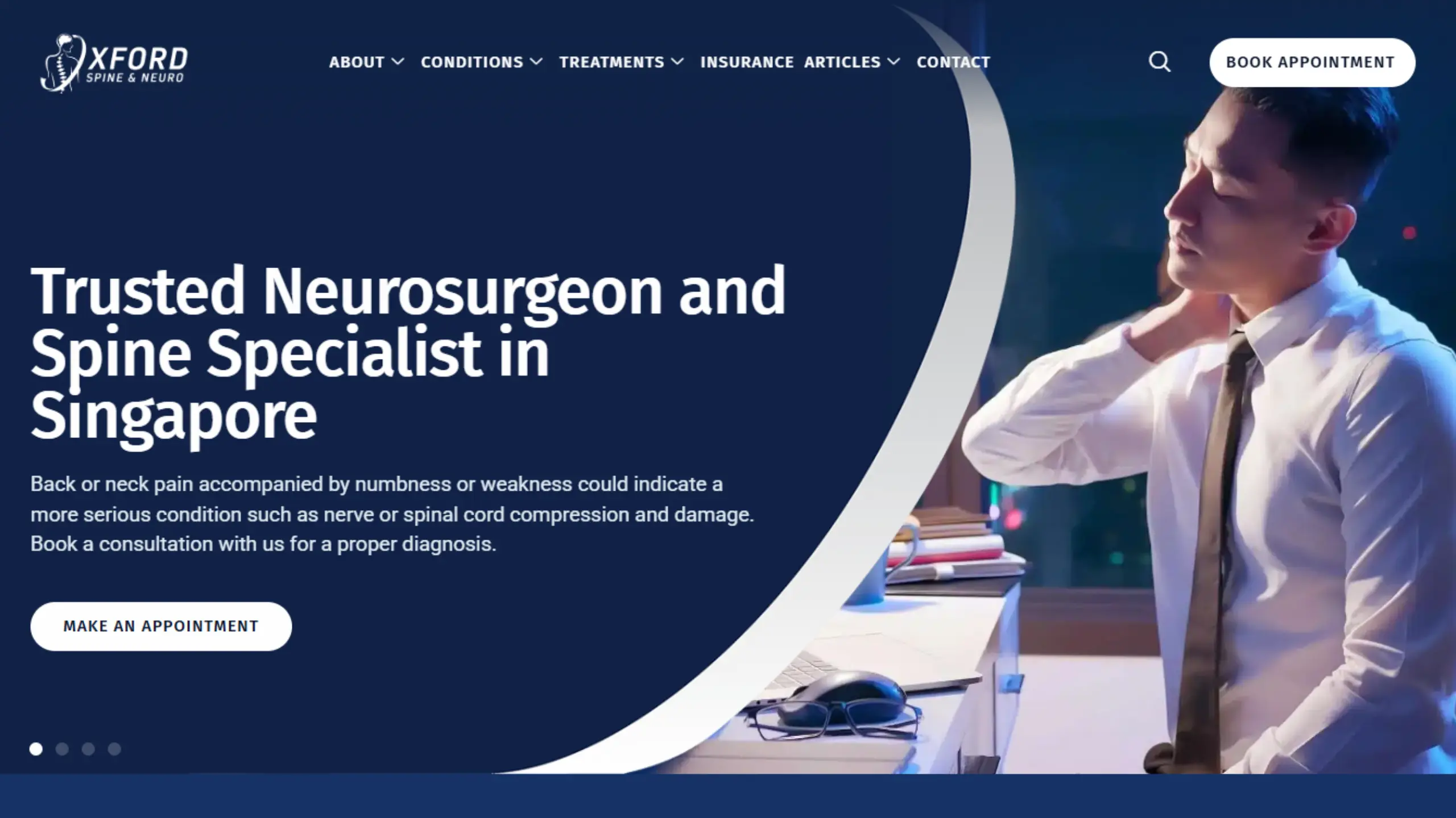 Healthcare web design examples