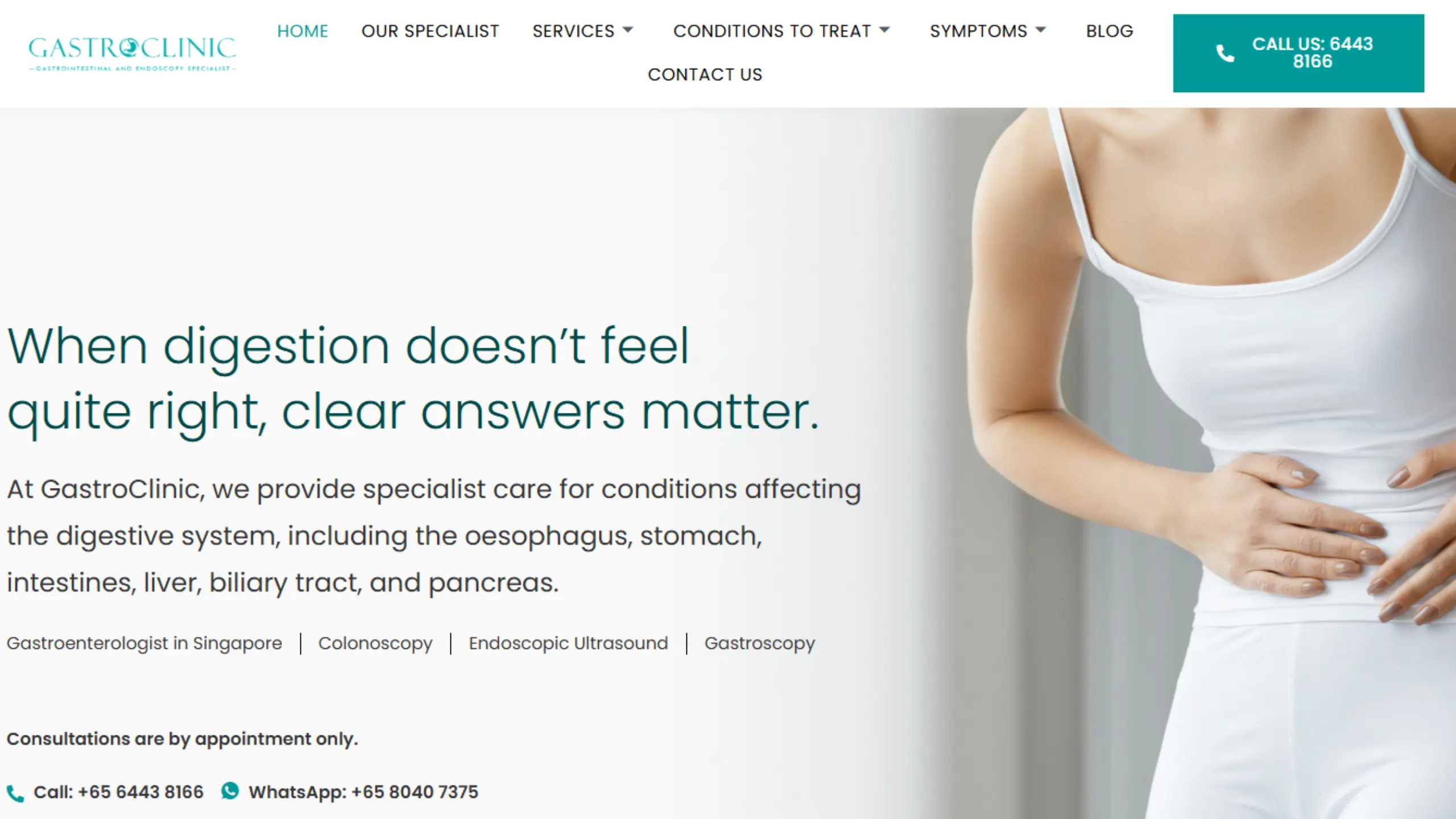 Dantiv showing example of healthcare web design